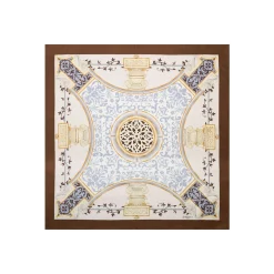 E.Marinella FOULARD|FOULARD IN SETA 90 MARRONE CHIARO Divinita’