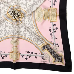 E.Marinella FOULARD|FOULARD IN SETA 90 NERO Divinita’