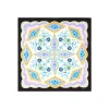 E.Marinella FOULARD|FOULARD IN SETA 90 NERO Motivo floreale