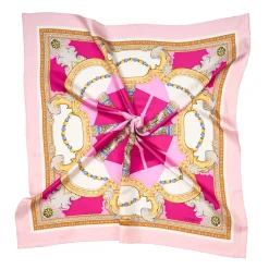 E.Marinella FOULARD|FOULARD IN SETA 90 ROSA Il chiostro di santa chiara