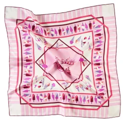 E.Marinella FOULARD|FOULARD IN SETA 90 ROSA La gelateria