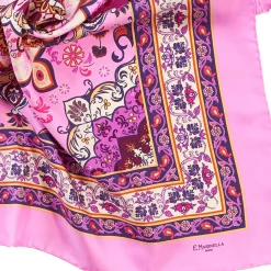 E.Marinella FOULARD|FOULARD IN SETA 90 ROSA Mediterranean vibes