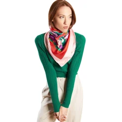 E.Marinella FOULARD|FOULARD IN SETA 90 ROSA Orange vibes
