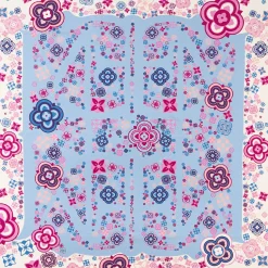 E.Marinella FOULARD|FOULARD IN SETA 90 ROSA World of archivio flowers 1961
