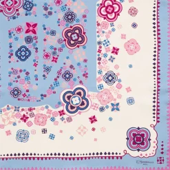 E.Marinella FOULARD|FOULARD IN SETA 90 ROSA World of archivio flowers 1961