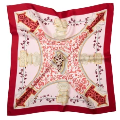 E.Marinella FOULARD|FOULARD IN SETA 90 ROSSO Divinita’