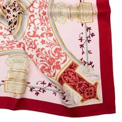 E.Marinella FOULARD|FOULARD IN SETA 90 ROSSO Divinita’