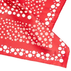 E.Marinella FOULARD|FOULARD IN SETA 65 ROSSO Eleganza a pois