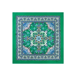 E.Marinella FOULARD|FOULARD IN SETA 90 VERDE Mediterranean vibes