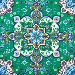 E.Marinella FOULARD|FOULARD IN SETA 90 VERDE Mediterranean vibes