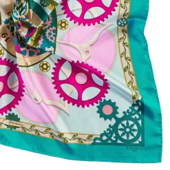 E.Marinella FOULARD|FOULARD IN SETA 90 VERDE Timeless morning