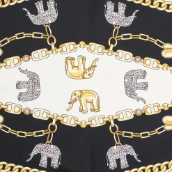 E.Marinella FOULARD|FOULARD ROMBO IN SETA BIANCO Collezione lucky charm