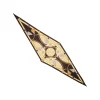 E.Marinella FOULARD|FOULARD ROMBO IN SETA MARRONE SCURO Collezione lucky charm