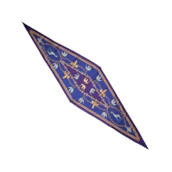 E.Marinella FOULARD|FOULARD ROMBO IN SETA VIOLA Collezione lucky charm