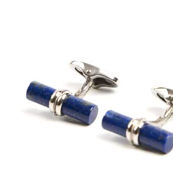 E.Marinella Gemelli|GEMELLI DA POLSO BARRETTA CON LAPIS In argento