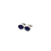 E.Marinella Gemelli|GEMELLI DA POLSO IN ARGENTO BLUCon microfantasia fiore