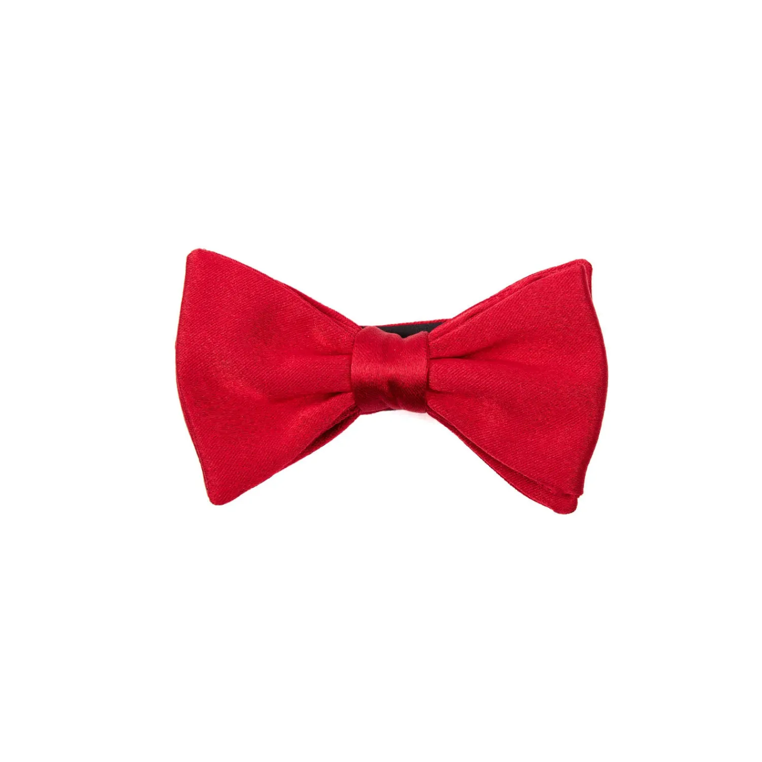 E.Marinella Papillon|PAPILLON ANNODATO IN RASO DI SETA ROSSO Tinta unita