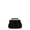 E.Marinella Mini Bag|PARTY CLUTCH NERA In camoscio e pelle