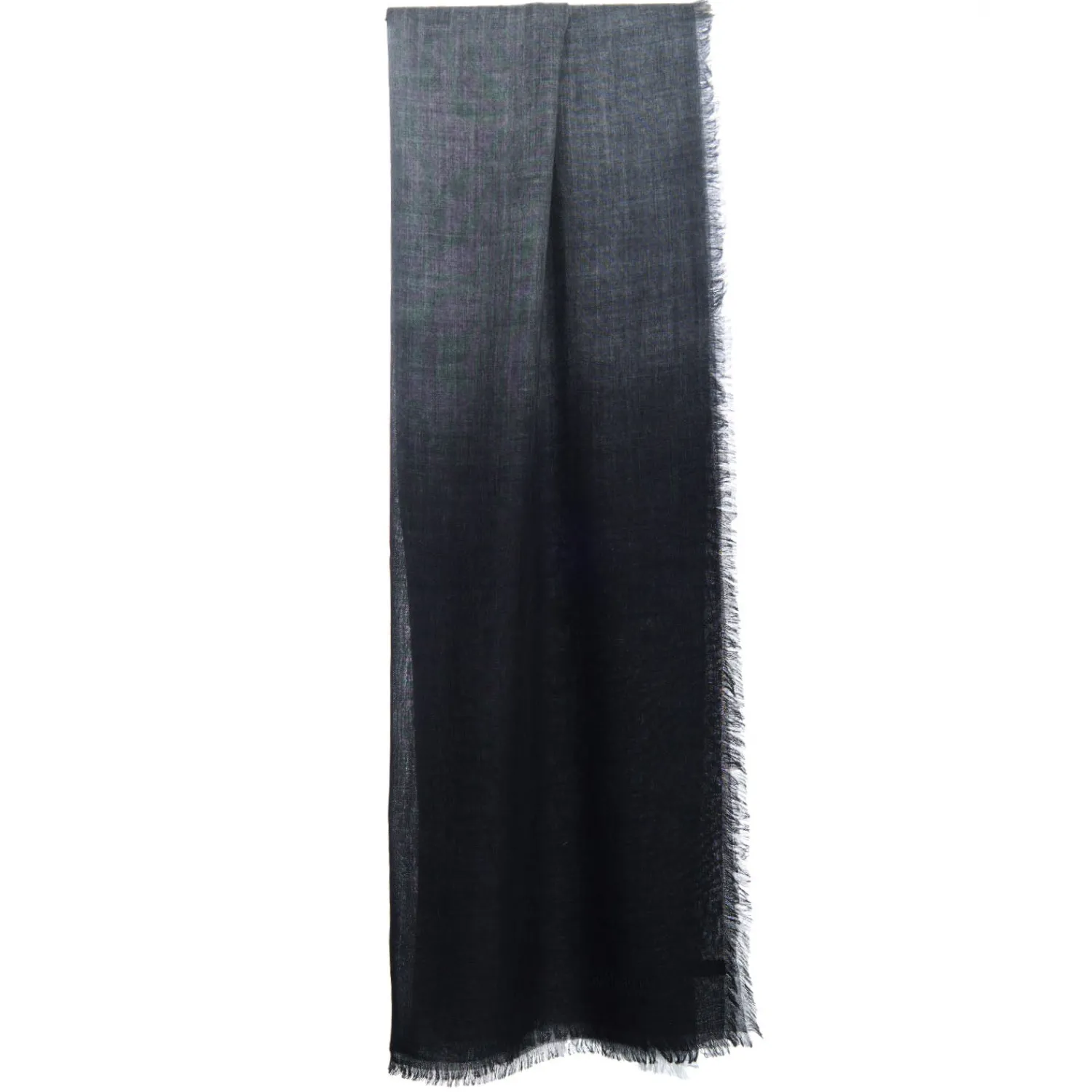E.Marinella Sciarpe Invernali|Sciarpe Invernali|PASHMINA NERA E GRIGIA EFFETTO SFUMATO In cashmere