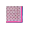 E.Marinella Pochette Da Taschino|POCHETTE DA TASCHINO IN SETA STAMPATA A MANO FUCSIA Macrofantasia fiore