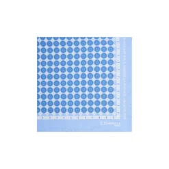 E.Marinella Pochette Da Taschino|POCHETTE DA TASCHINO IN SETA STAMPATA A MANO AZZURRO Fantasia archivio 1959