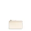 E.Marinella Porta Carte Di Credito|PORTA CARTE DI CREDITO BEIGE In pelle con zip