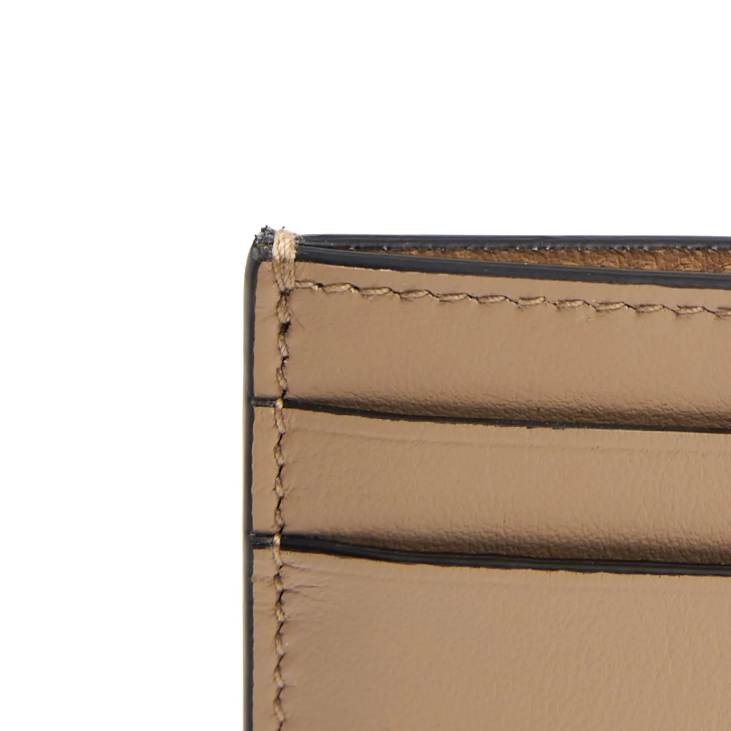 E.Marinella Porta Carte Di Credito|PORTACARTE DI CREDITO PICCOLO BEIGE In pelle liscia