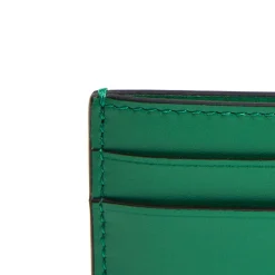 E.Marinella Porta Carte Di Credito|PORTACARTE DI CREDITO PICCOLO VERDE In pelle liscia