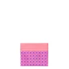 E.Marinella Porta Carte Di Credito|PORTACARTE DI CREDITO SETA E PELLE FUCSIA 5 scomparti