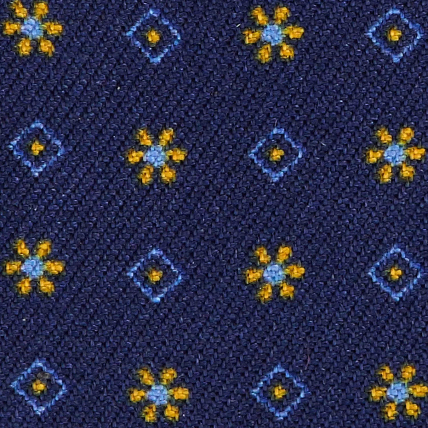 E.Marinella Porta Carte Di Credito|PORTACARTE DI CREDITO SETA E PELLE BLU SCURO 5 scomparti