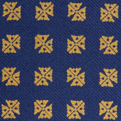 E.Marinella Porta Carte Di Credito|PORTACARTE PIEGHEVOLE IN SETA PELLE BLU SCURO 10 scomparti