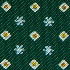 E.Marinella Porta Carte Di Credito|PORTACARTE PIEGHEVOLE IN SETA PELLE VERDE SCURO 10 scomparti