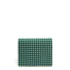 E.Marinella Porta Carte Di Credito|PORTACARTE PIEGHEVOLE IN SETA PELLE VERDE SCURO 10 scomparti
