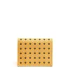E.Marinella Porta Carte Di Credito|PORTACARTE PIEGHEVOLE IN SETA PELLE GIALLO 10 scomparti