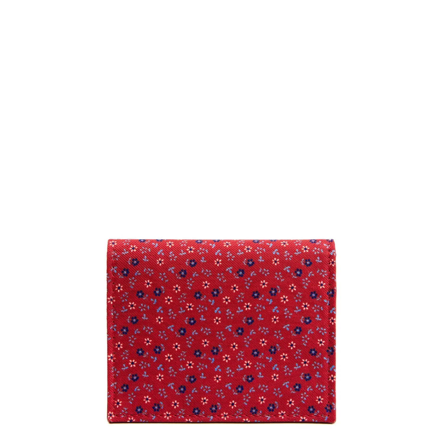 E.Marinella Porta Carte Di Credito|PORTACARTE PIEGHEVOLE IN SETA PELLE ROSSO 10 scomparti