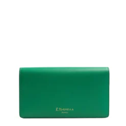 E.Marinella Portafogli|PORTAFOGLIO GRANDE VERDE In pelle liscia