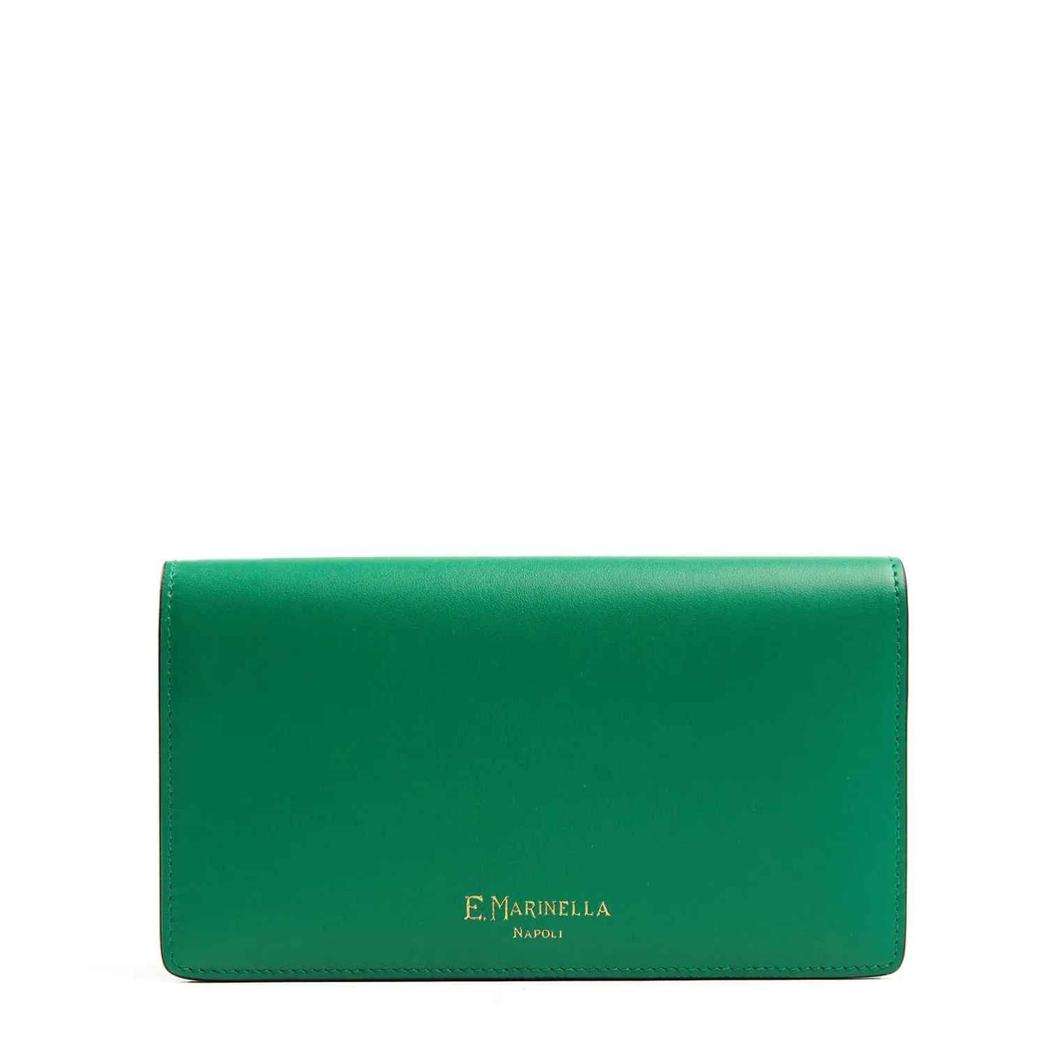E.Marinella Portafogli|PORTAFOGLIO GRANDE VERDE In pelle liscia