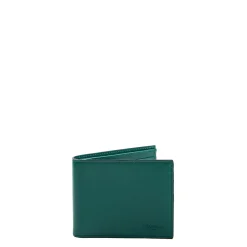 E.Marinella Portafogli|PORTAFOGLIO ORIZZONTALE VERDE SCURO In pelle liscia
