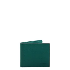 E.Marinella Portafogli|PORTAFOGLIO ORIZZONTALE VERDE SCURO In pelle martellata