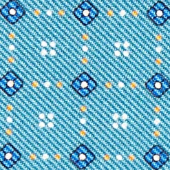 E.Marinella Portafogli|PORTAFOGLIO PICCOLO BLU MEDIO In seta e pelle