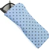 E.Marinella Portaocchiali In Seta|Portaocchiali In Seta|PORTAOCCHIALI AZZURRO In seta stampata a mano