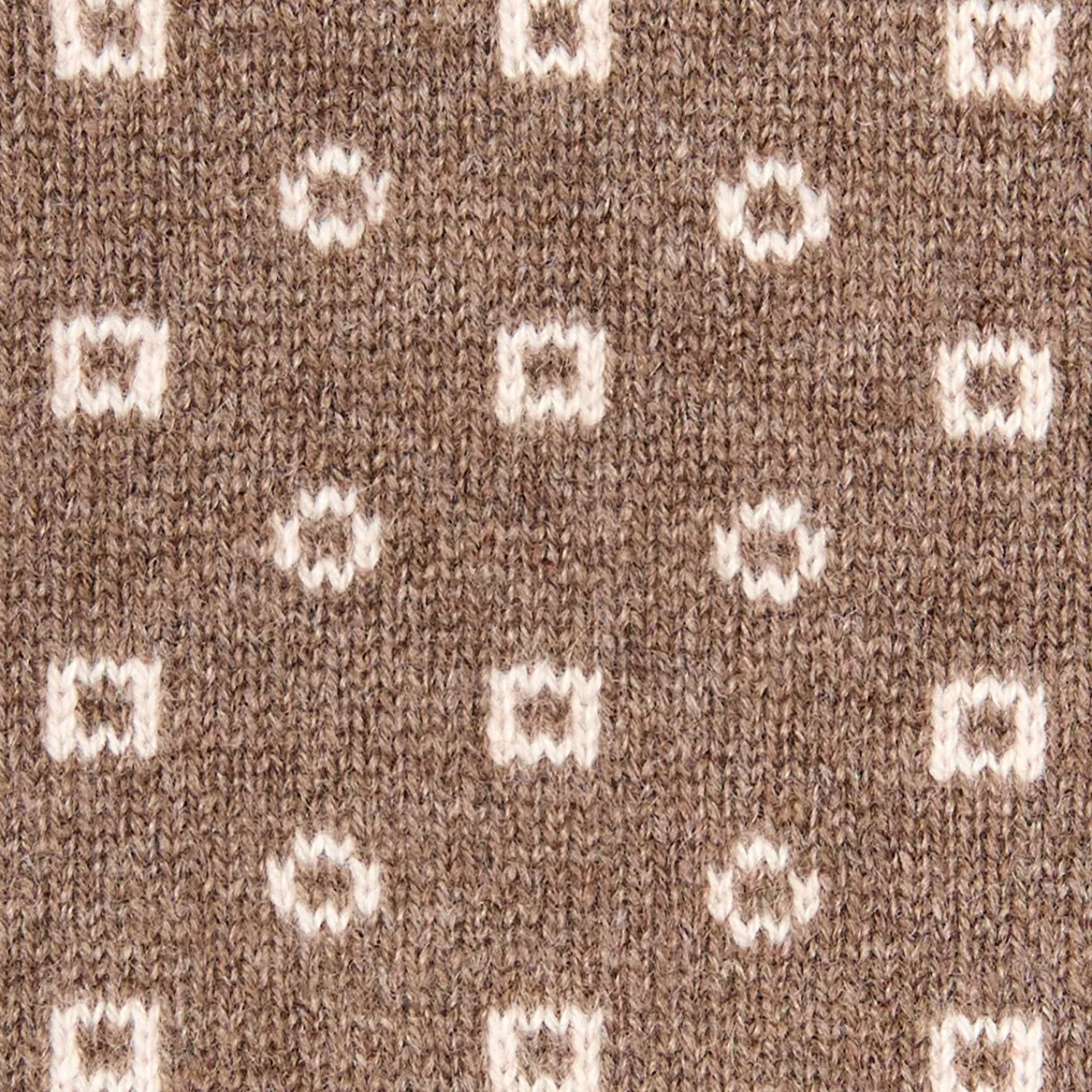 E.Marinella Scaldacollo|SCALDACOLLO BEIGE MICROFANTASIA In cashmere