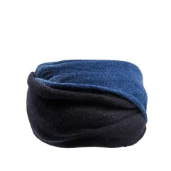 E.Marinella Scaldacollo|SCALDACOLLO BLU DOPPIO INTRECCIO In cashmere