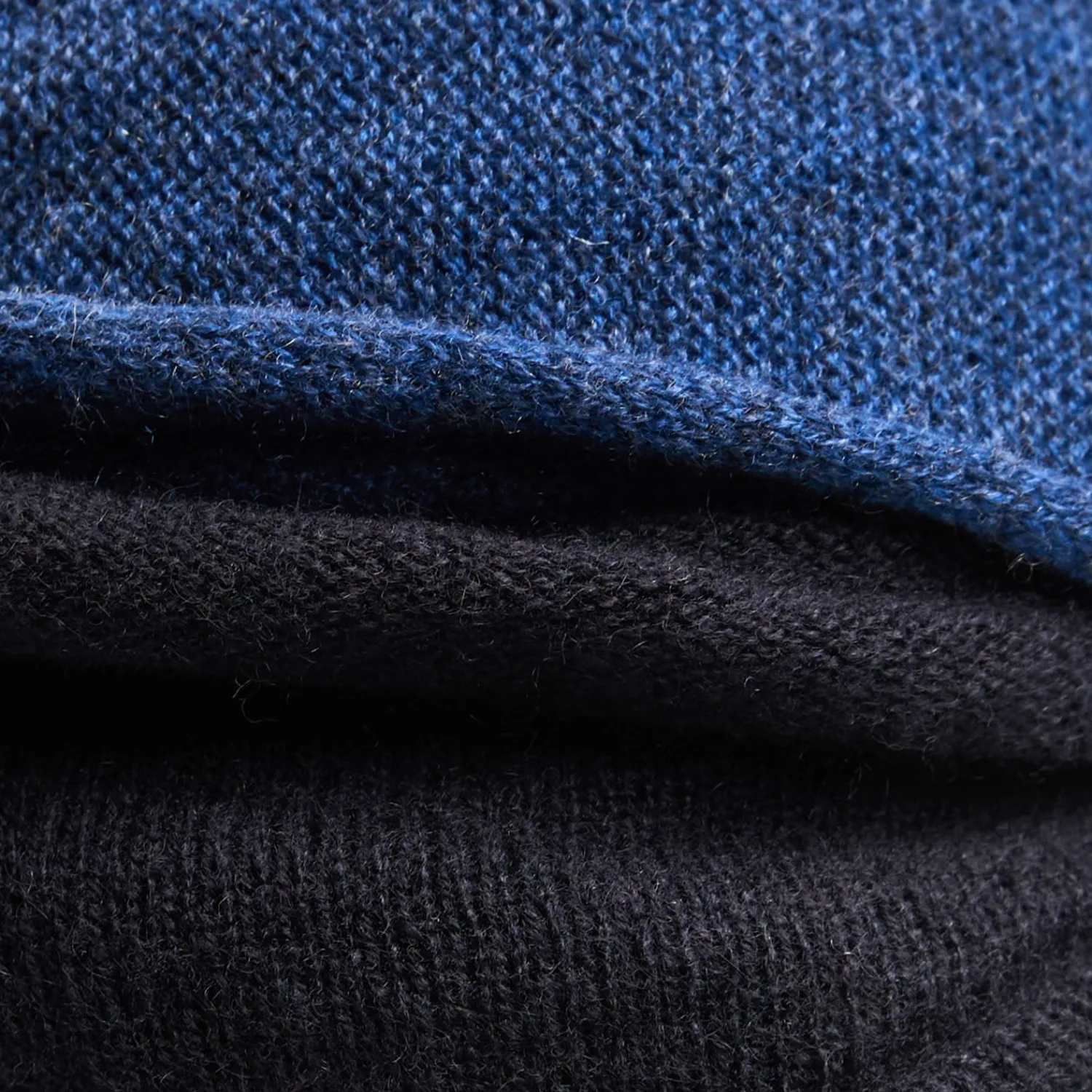 E.Marinella Scaldacollo|SCALDACOLLO BLU DOPPIO INTRECCIO In cashmere
