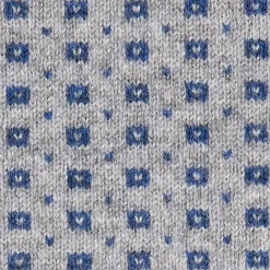 E.Marinella Scaldacollo|SCALDACOLLO BLU MICROFANTASIA In cashmere