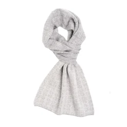 E.Marinella Scaldacollo|SCALDACOLLO GRIGIO SCURO MICROFANTASIA In cashmere