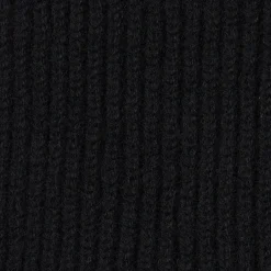 E.Marinella Scaldacollo|SCALDACOLLO NERO IN CASHMERETinta unita