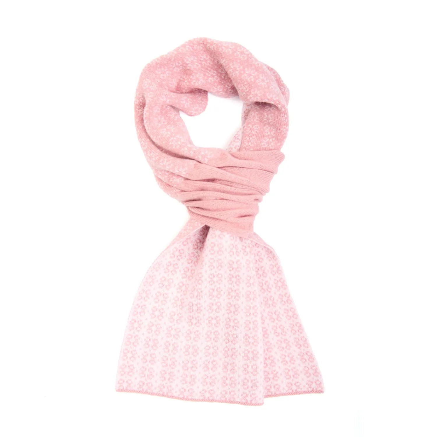 E.Marinella Scaldacollo|SCALDACOLLO ROSA MICROFANTASIA In cashmere