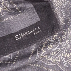 E.Marinella Sciarpe Invernali|SCIALLE 135 GRIGIO In lana e seta