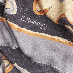 E.Marinella Sciarpe Invernali|SCIALLE 135 GRIGIOIn lana e seta